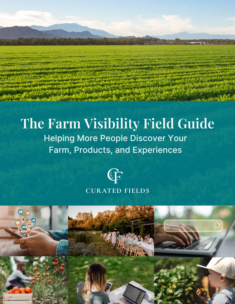 Cover mockup of The Farm Visibility Field Guide PDF guide